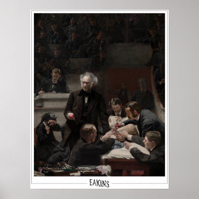 Thomas Eakins Zedign Poster d'art #15 (Devant)