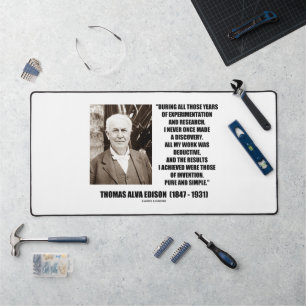 Thomas Edison Résultats Invention Citation Simple