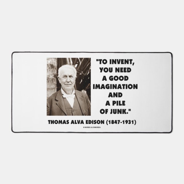 Thomas Edison To Invent Imagination Pile of Junk (Recto)