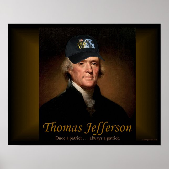 Thomas Jefferson Affiche FED UP (Devant)
