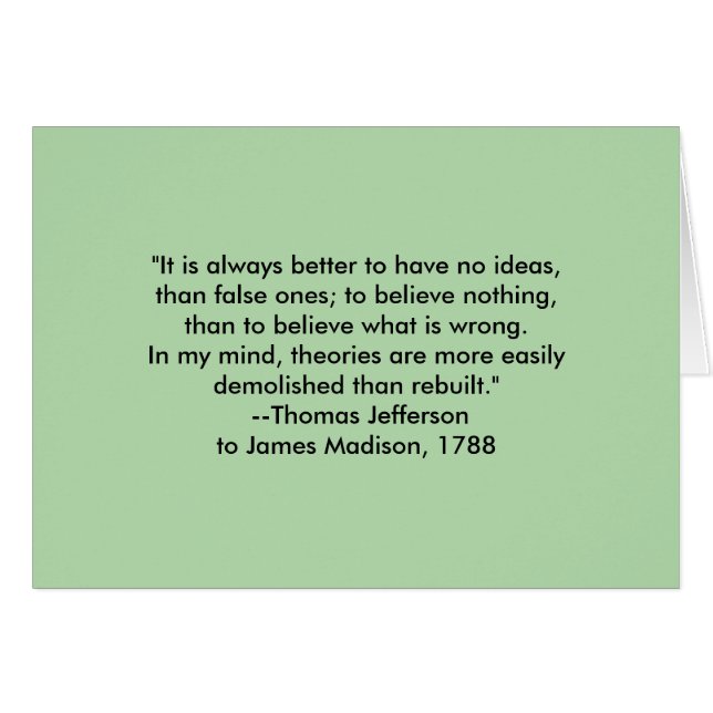 Thomas Jefferson - toujours mieux jGibney Museum (Devant horizontal)