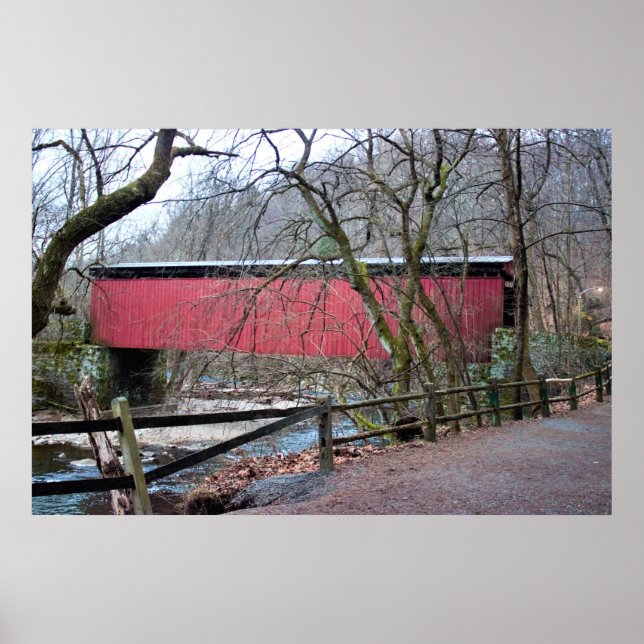 Thomas Mill Covered Bridge Poster (Devant)