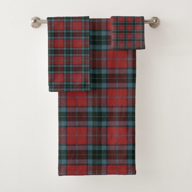 Thompson Red Modern Original Scottish Tartan (En situation)
