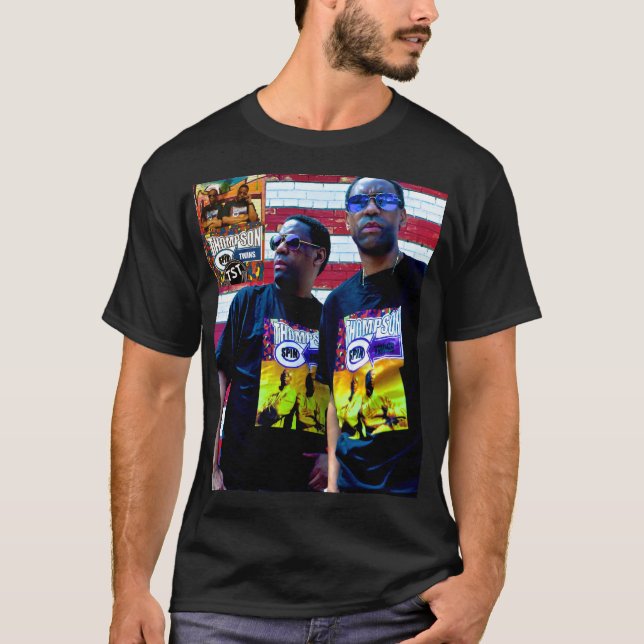 THOMPSON SPIN TWIN.  T-shirt foncé de base (Devant)