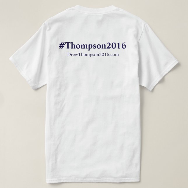 Thompson unisexe pour le T-shirt du congrès (Design dos)