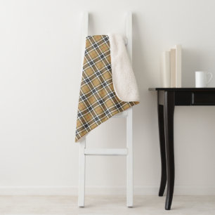 Thomson Camel Tartan Plaid Motif de la mode famili