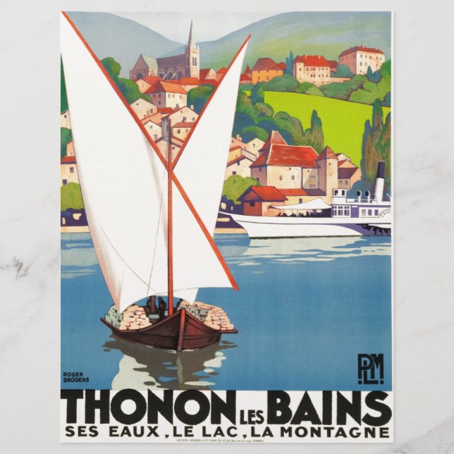 Thonon Les Bains Français Travel Europe (Devant)