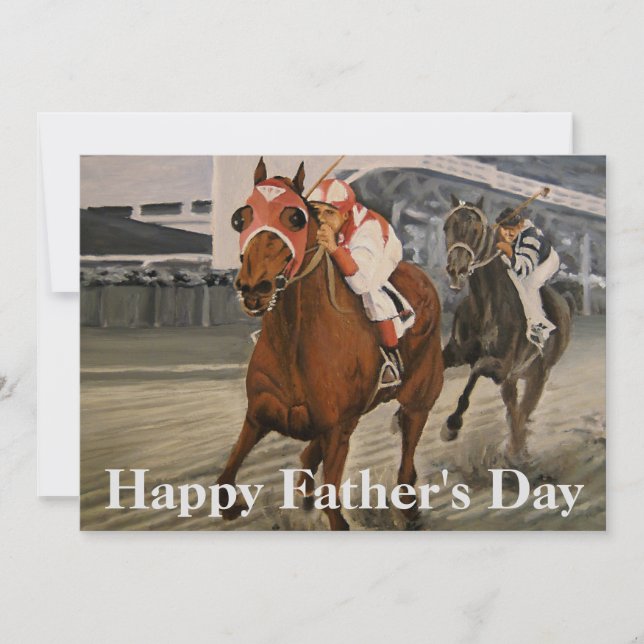 Thoroughbred Equine remporte la course de cheval (Devant)