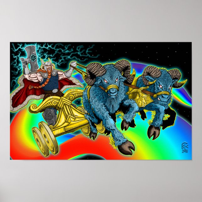 Thor's Chariot - Poster (Devant)