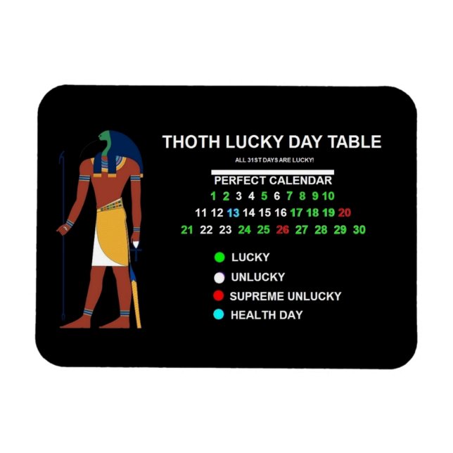 THOTH CHCKY DALE TABLE MAGNET (Horizontal)