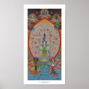 Thousand-Armed Avalokiteshvara Poster