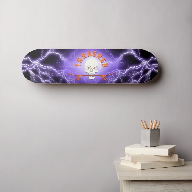 Thrasher Skateboard (Art mural (Horz))