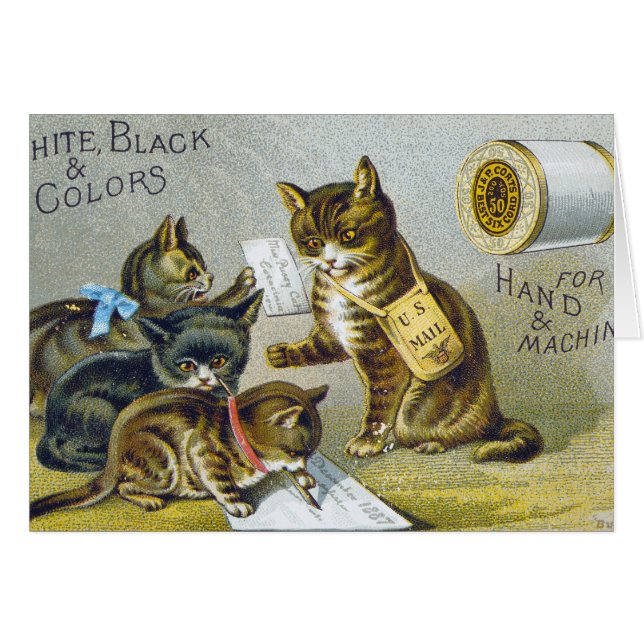 Thread Trade Card, 1880 (Devant Horizontal)