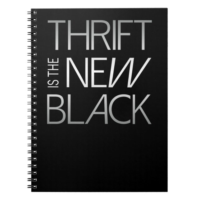 Thrift est le nouveau Carnet photo Black Spiral (Devant)