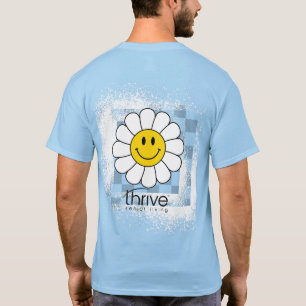 Thrive Daisy À damiers TShirt