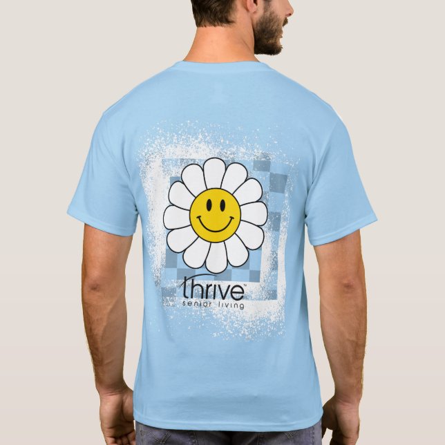 Thrive Daisy À damiers TShirt (Dos)