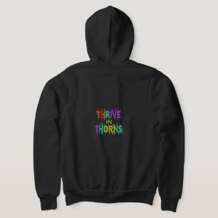 "Thrive in Thorns" Sweat - shirt à capuche Full-Zi