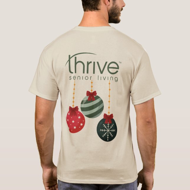 Thrive Noël ornements TShirt (Dos)