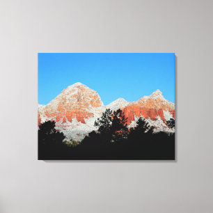 Thunder Mountain en toile enneigée