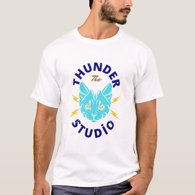 Thunder The Studio - Bold Music-Inspired T-Shirt (Devant)
