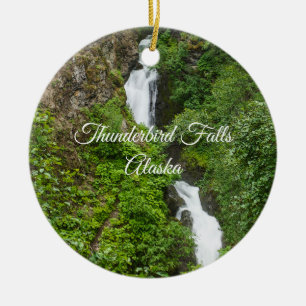 Thunderbird Falls Painterly Ornement Souvenir