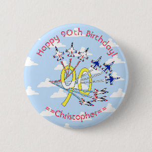 Thunderbirds 90e Anniversaire Badge (Ciel Bleu)
