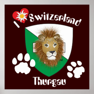 Thurgau Schweiz Suisse Poster