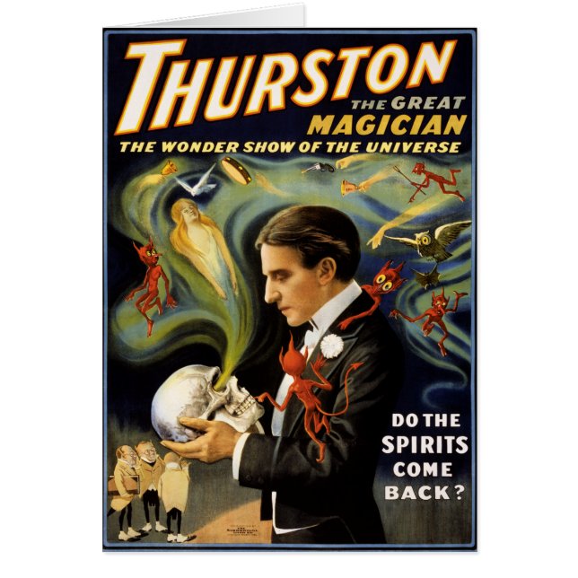 Thurston le grand magicien Poster vintage 1915 (Devant)