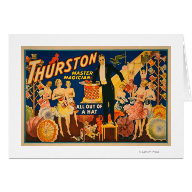 Thurston, Maître Magicien "Out of a Casquette" Mag (Devant horizontal)