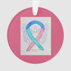 Thyroïde Cancer Sensibilisation Ruban Angel Orneme