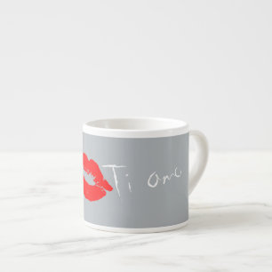 Ti Amo Vous aimez en italien Lips Kiss Coffee Mug