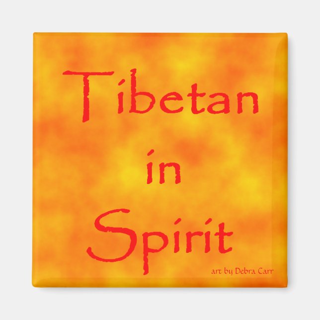 Tibétain en magnet d'esprit (Devant)