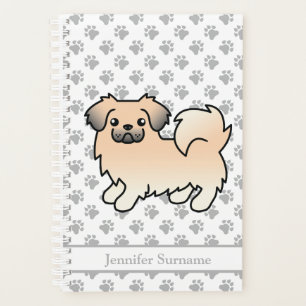 Tibétain Spaniel de couleur sable crème Dessin Ani
