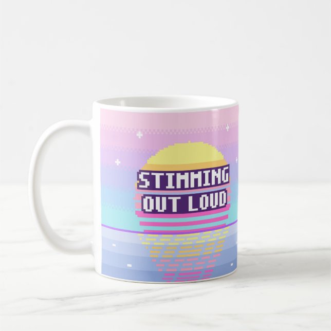 Tic Émotif Neurodivergent Pixel Mug (Gauche)