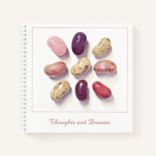 TIC TAC HARICOTS DE JELLY 8,5x8,5 Carnet spiral