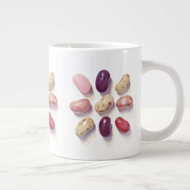 TIC TAC JELLY BEANS Big White Mug (Droite)
