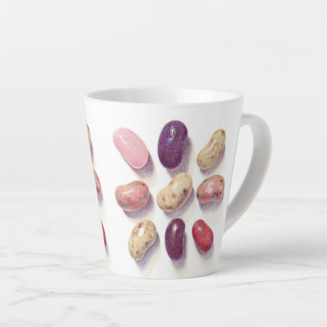 TIC TAC JELLY BEANS Latte Mug (Angle droit)