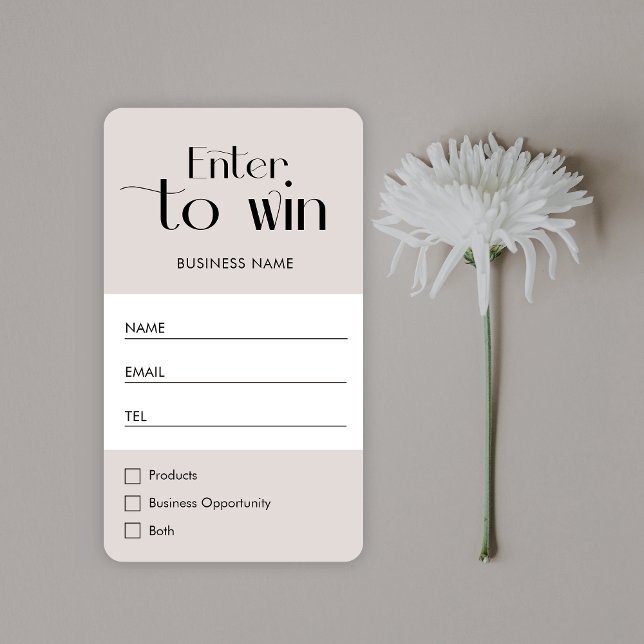 Ticket de tirage au sort du logo de l'entreprise m (Créateur téléchargé)