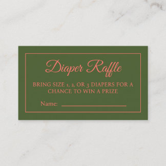 Ticket de tombola de couche Pivoine en fleurs