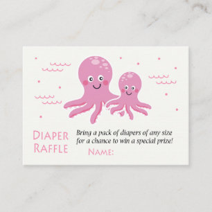 Tickets Raffle Pink Octopus