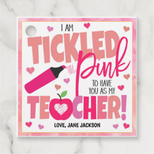 Tickled Pink Vous êtes notre étiquette cadeau ense