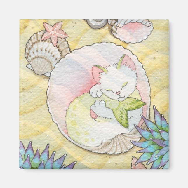 Tidepool trésors aimant carré (Devant)