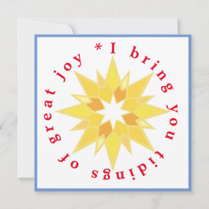 Tidings de grande joie Carte