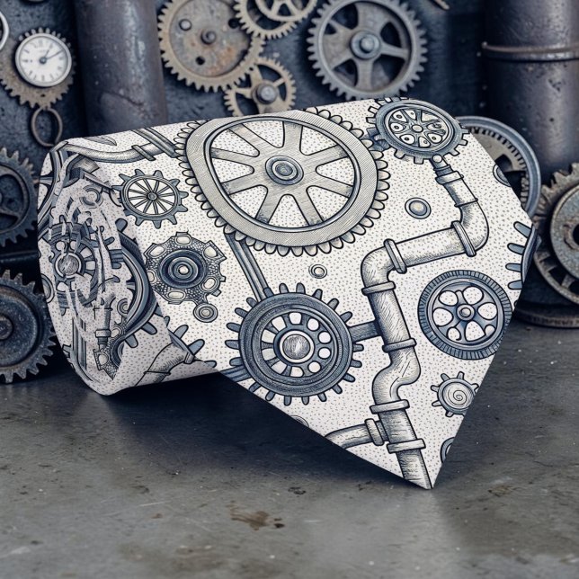 Tie cravate industrielle personnalisée Steampunk (Créateur téléchargé)