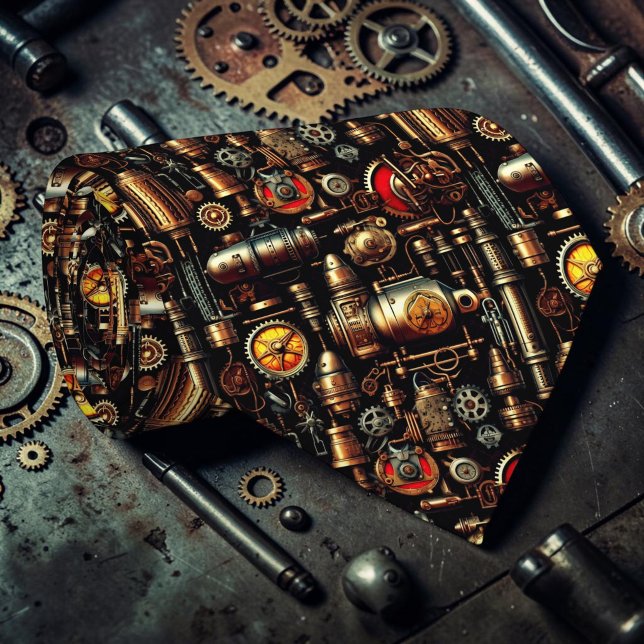 Tie cravate industrielle personnalisée Steampunk (Créateur téléchargé)
