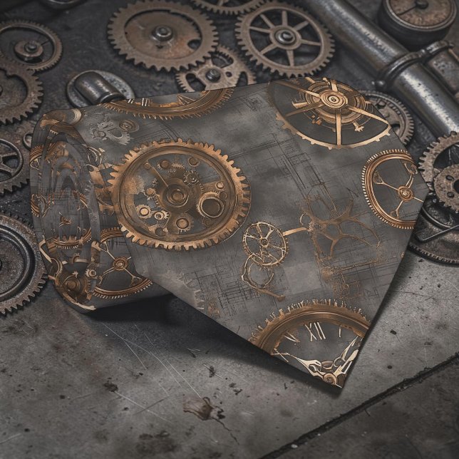 Tie cravate industrielle personnalisée Steampunk (Créateur téléchargé)