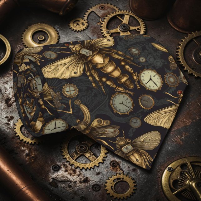 Tie cravate personnalisé Steampunk Industriel (Créateur téléchargé)