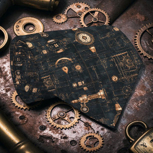 Tie cravate personnalisé Steampunk Industriel