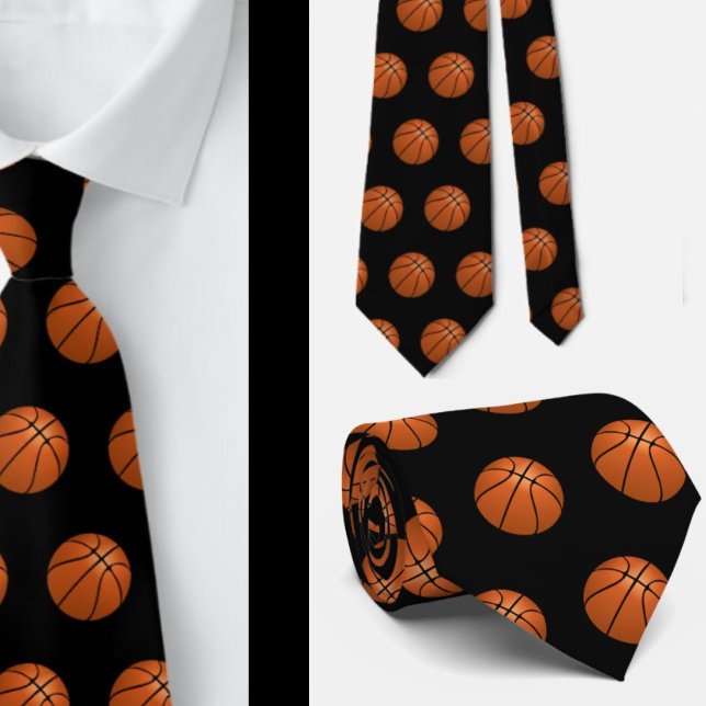 Tie de basketball - cravate de sport décontractée (Créateur téléchargé)