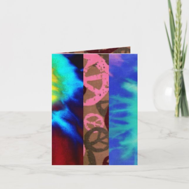 Tie Dye/Peace Signes Mix Invitation ! (Devant)